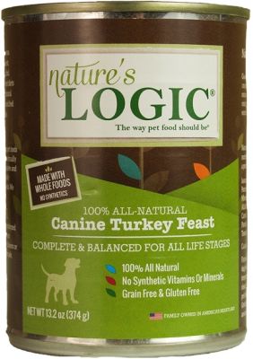 Nature's Logic Grain-Free Canine Turkey Feast Canned Dog Food 12 x 13.2oz