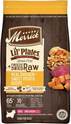 Merrick Lil' Plates Grain-Free Chicken & Sweet Potato with Raw Bites Dry Dog Food 
