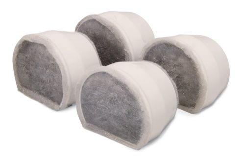 Drinkwell Avalon & Pagoda Fountain Charcoal Filters - 4 Pack