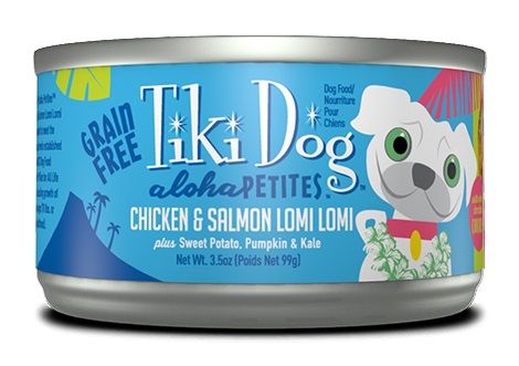 Tiki Dog Aloha Petites Chicken & Salmon Lomi Lomi Canned Dog Food