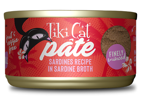 Tiki Cat Grill Sardines Recipe In Sardines Broth Pate Canned Cat Food - 12 x 2.8oz