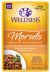 Wellness Healthy Indulgence Morsels Grain Free Chicken & Salmon in Savory Sauce Cat Food Pouches 24 x 3 oz