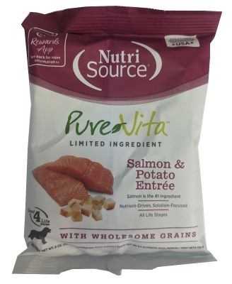 NutriSource PureVita Limited Ingredient Salmon & Potato Entree Dry Dog Food - Sample