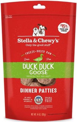 Stella & Chewy's Duck Duck Goose Dinner Patties Freeze-Dried Dog Food