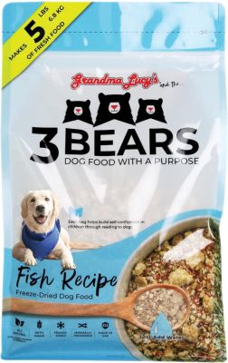 Grandma Lucy's 3 Bears Fish Recipe Freeze-Dried Dog Food