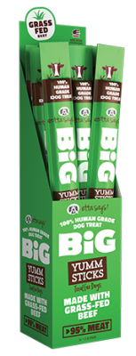 Etta Says! BIG Yumm Sticks Grass-Fed Beef Dog Treats 24ct