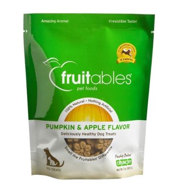 Fruitables Pumpkin & Apple Crunchy Dog Treats 