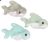 Multipet Margaritaville Fins Up Shark Assorted 6" Dog Toy