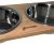 Goo-eez Mango Wood and Metal Double Feeder with Stainless Steel Bowls