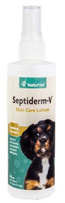 NaturVet Septiderm-V Skin Care Lotion for Dog & Cat