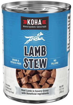 KOHA Minimal Ingredient Lamb Stew Canned Dog Food - 12 x 12.7oz