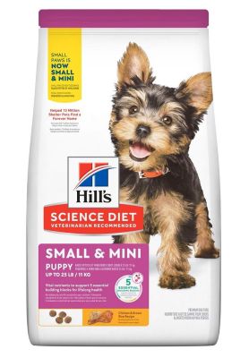 Hill's Science Diet Puppy Small and Mini Chicken Meal, Barley and Brown Rice Recipe Dry Dog Food