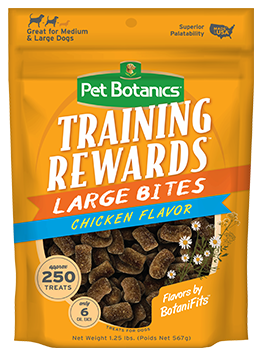 Pet Botanics Training Rewards Large Bites Chicken Flavor Soft & Chewy Dog Treats - 20oz