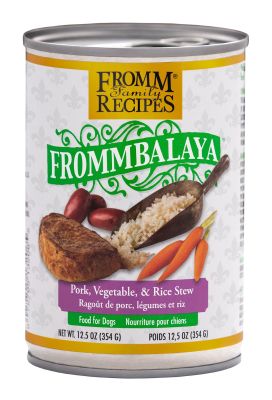 Fromm Frommbalaya Pork, Rice & Vegetable Stew Canned Dog Food - 12x12.5oz