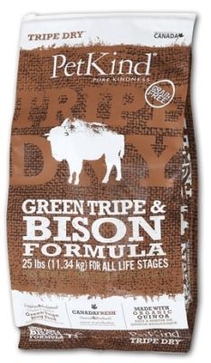 PetKind Green Tripe and Bison Dry Dog Food