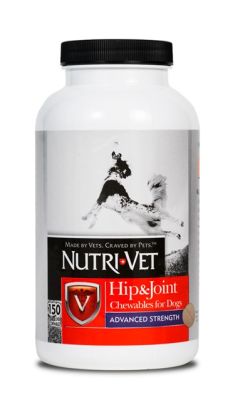 Nutri-Vet Hip & Joint Advanced Strength Chewable Tablets for Dogs