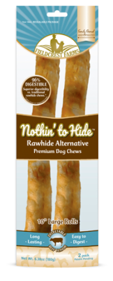 Fieldcrest Farms Nothin' to Hide Beef Roll Dog Chew - 2 ct