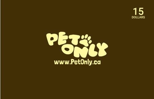 FREE $15 PetOnly.ca E-Gift Card with purchase of $300+