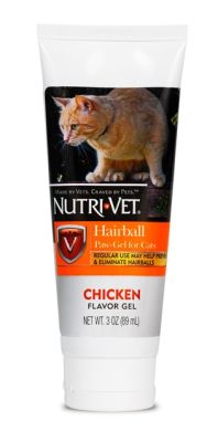 Nutri-Vet Hairball Paw-Gel Chicken Flavour for Cats - 3oz
