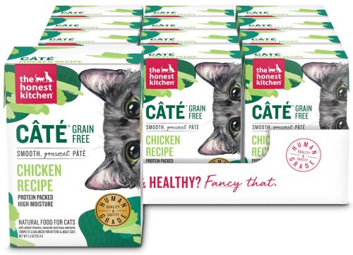 The Honest Kitchen Cate Grain Free Chicken Recipe Pate Wet Cat Food - 12 x 5.5oz