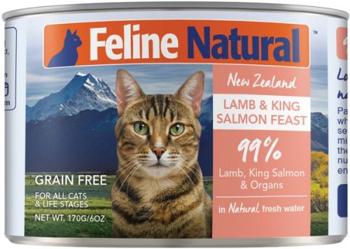 Feline Natural Grain-Free New Zealand Lamb & Salmon Feast Canned Cat Food