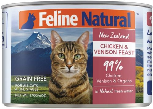 Feline Natural Grain-Free New Zealand Chicken & Venison Feast Canned Cat Food