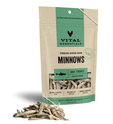 Vital Essentials Freeze-Dried Minnows Dog Treats