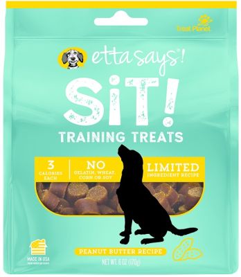 Etta Says! SIT! Peanut Butter Recipe Dog Training Treats 6oz