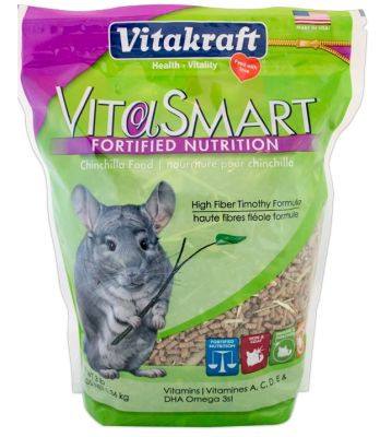 Vitakraft Vitasmart Fortified Nutrition Chinchilla Food - 3lb