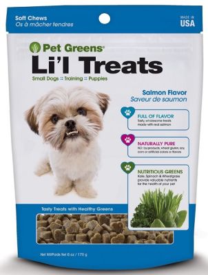Bell Rock Growers Pet Green Semi-Moist Li'l Healthy Salmon Dog Treats 6oz