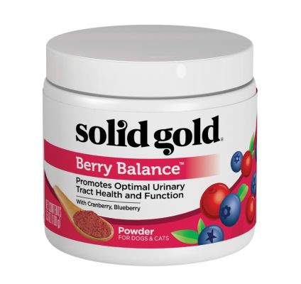 Solid Gold Berry Balance Urinary Tract Health Powder Supplement For Dogs & Cats - 100g