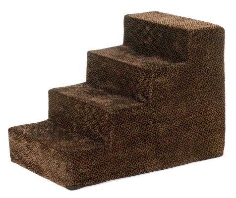 Bowsers Designer Pet Step-Diamond-4 Steps-Chocolate Bone