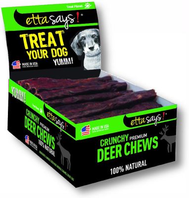 Etta Says! Crunchy Deer Chews Dog Treats