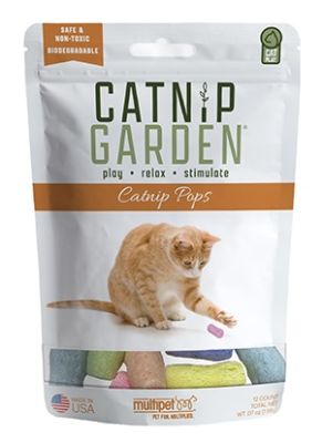 Multipet Catnip Garden Pops Cat Toy (12ct)