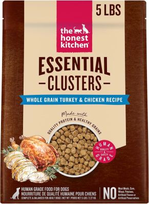 The Honest Kitchen Essential Clusters Whole Grain Turkey and Chicken Recipe Dry Dog Food