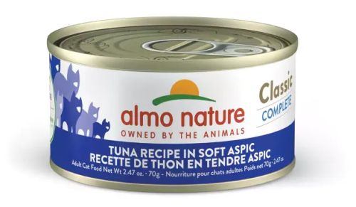 Almo Nature Classic Complete Tuna in Soft Aspic Grain-Free Canned Cat Food - 12x2.47oz