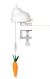 Pidan Retractable Pendant Cat Teasing Toy - Rabbit & Carrot