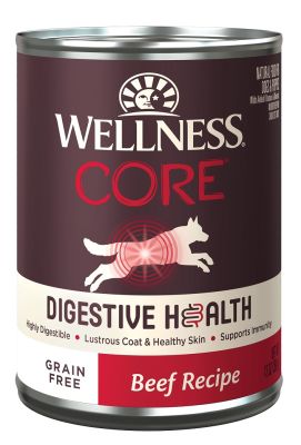 Wellness CORE Digestive Health Beef Pate Canned Dog Food - 12x13oz