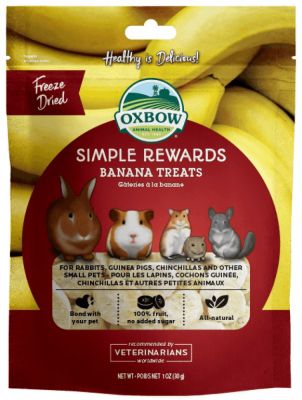 Oxbow Simple Rewards Banana Treats - 1oz