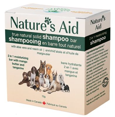 Nature's Aid Moisturizing 2 in 1 with Mango Butter & Tangerine Shampoo Bar 72 gr