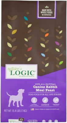 Nature's Logic Canine Rabbit Meal Feast Dry Dog Food