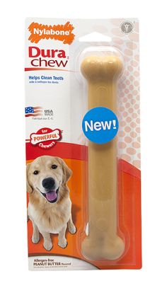 Nylabone DuraChew Peanut Butter Flavor Bone Dog Toy