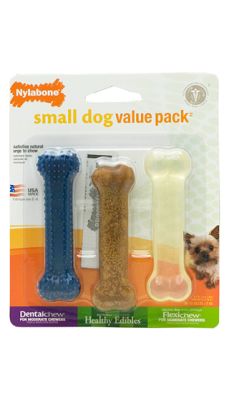 Nylabone FlexiChew Variety Pack Dog Chew Toy