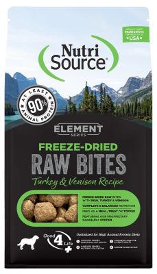 NutriSource Element Series Turkey & Venison Freeze Dried Raw Dog Food