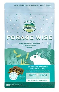 Oxbow Animal Health Forage Wise Complete Hamster & Gerbil Food 2lb