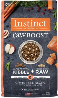 Instinct Raw Boost Grain Free Salmon Recipe Dry Dog Food
