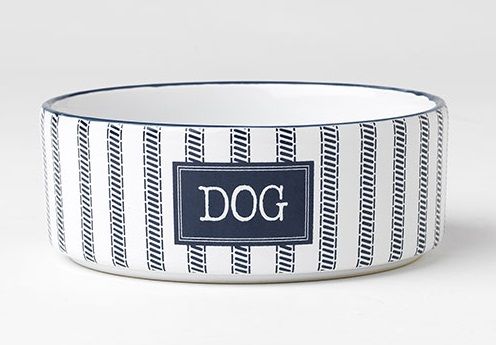 PetRageous Designs Country Blue Dog Bowl