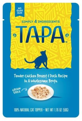 TAPA Grain-Free Chicken & Duck in Broth Cat Food Topper 8x1.76oz