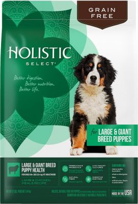 Holistic Select Large & Giant Breed Puppy Lamb & Chicken Grain-Free Dry Dog Food