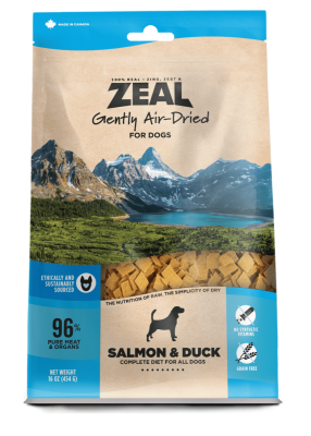 Zeal Canada Gently Air-Dried Grain Free Salmon Recipe Dog Food